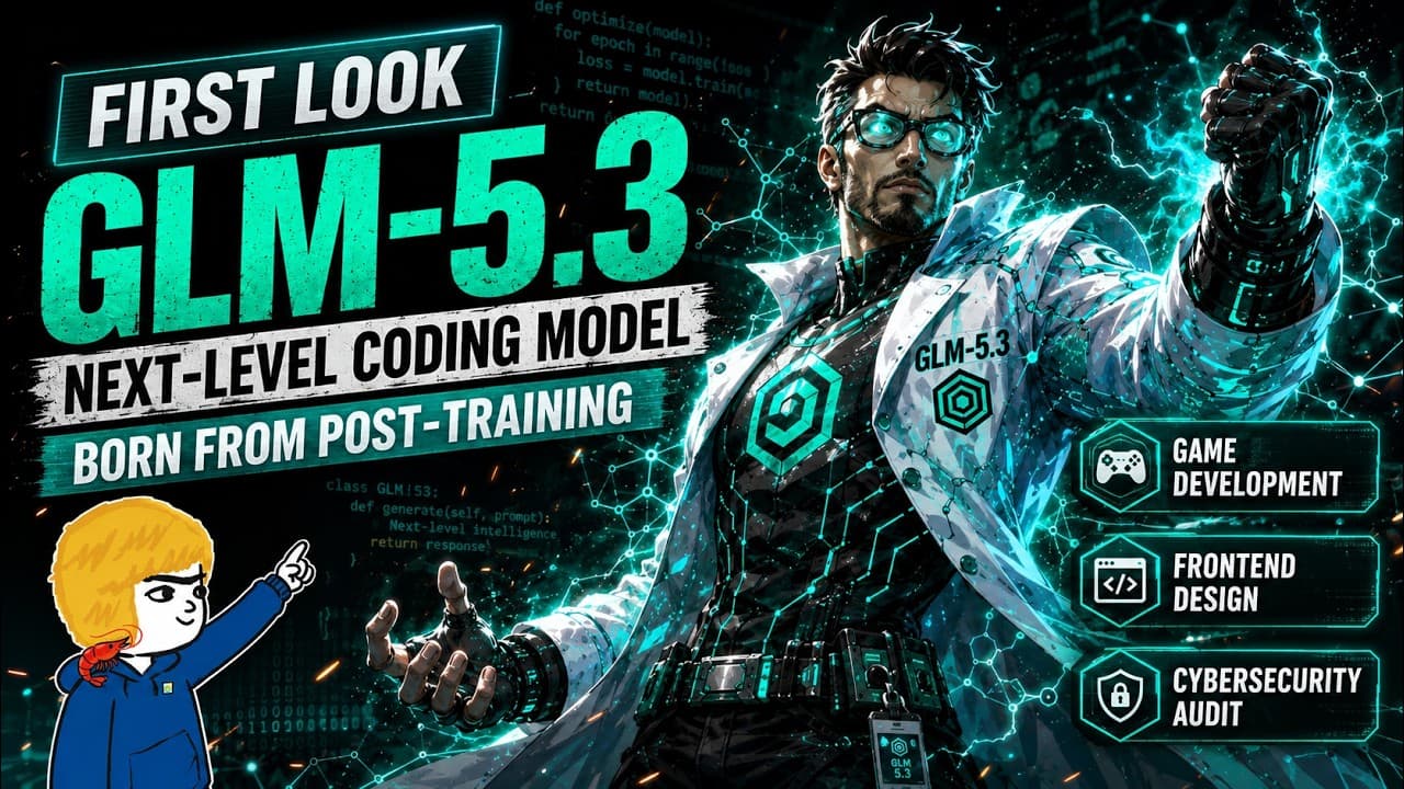 First Look at GLM-5.3: Next-Level Coding Model Born from Post-Training