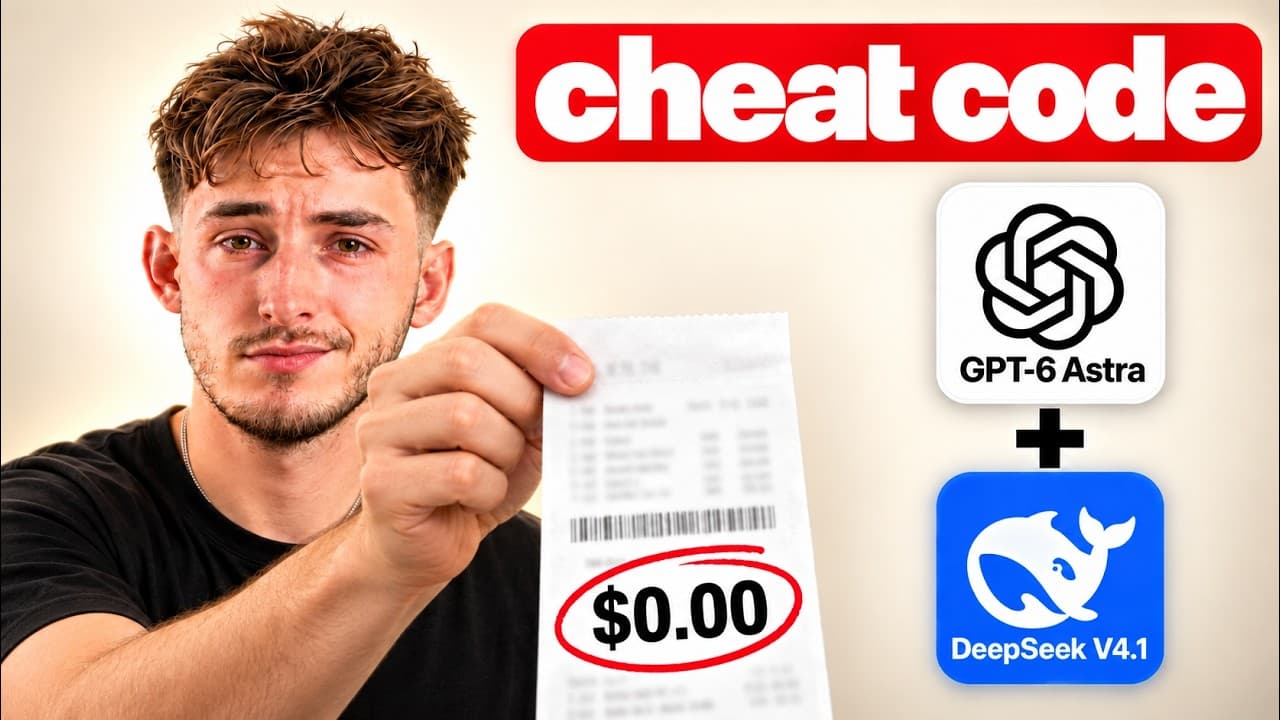 GPT-6 Astra + DeepSeek 4.1 = Frontier AI for Almost $0