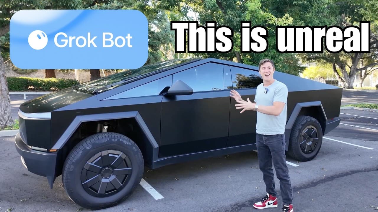 Grok Bot just launched in Tesla. I''m blown away