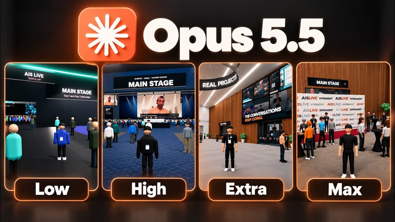 I Had Opus 5.5 Build me the Same App at Every Effort Level