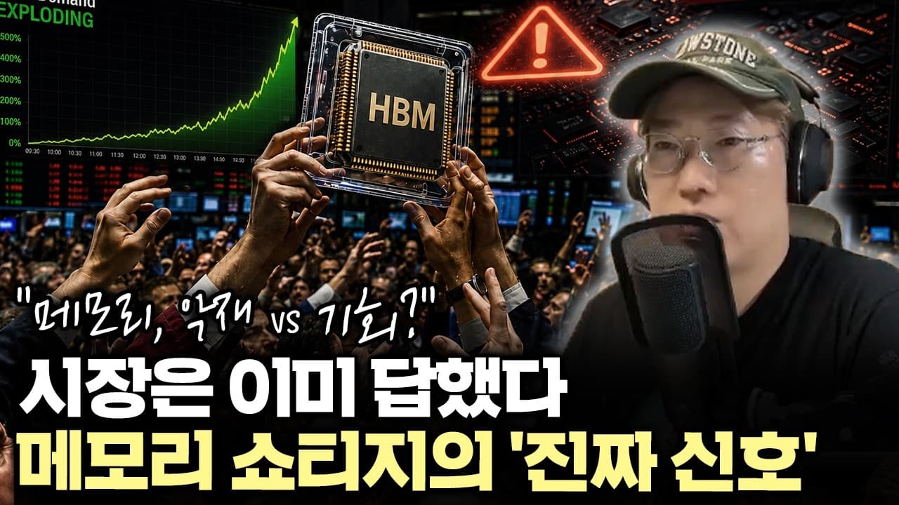 15년 만의 메모리 쇼티지" HBM 대체 기술 논란에도 시장이 반대로 움직인 ''이유'' #amd #hbm