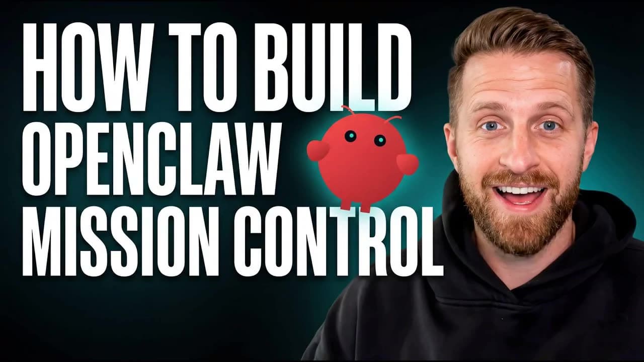 How I Built My OpenClaw Mission Control (Exact Prompts + Free Download)