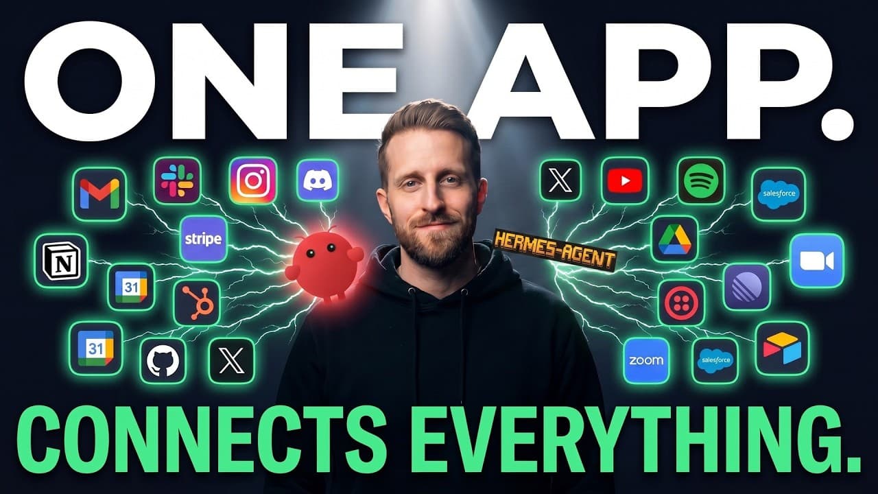 How I connected OpenClaw + Hermes to 1,000 apps for FREE