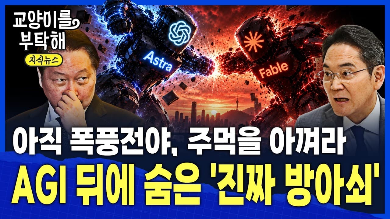 [지식뉴스] "솔직히 전 아직 폭풍전야라고 생각해요, 주먹을 아낄 때"...AGI 랠리 뒤에 숨겨진 ''진짜 리스크'' 오나, 지금 반도체 시장 냉정하게 보는 법 / 교양이를 부탁해