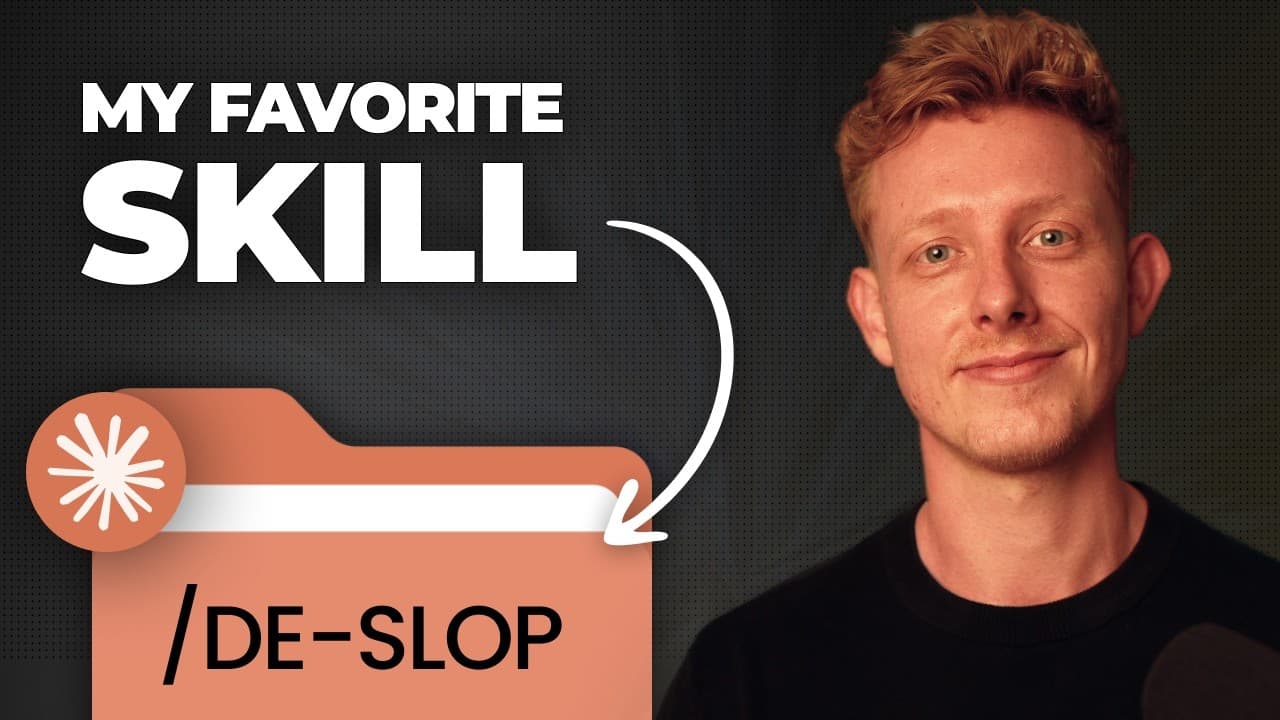 How to De-Slop Every AI Output Forever (With 1 Skill)