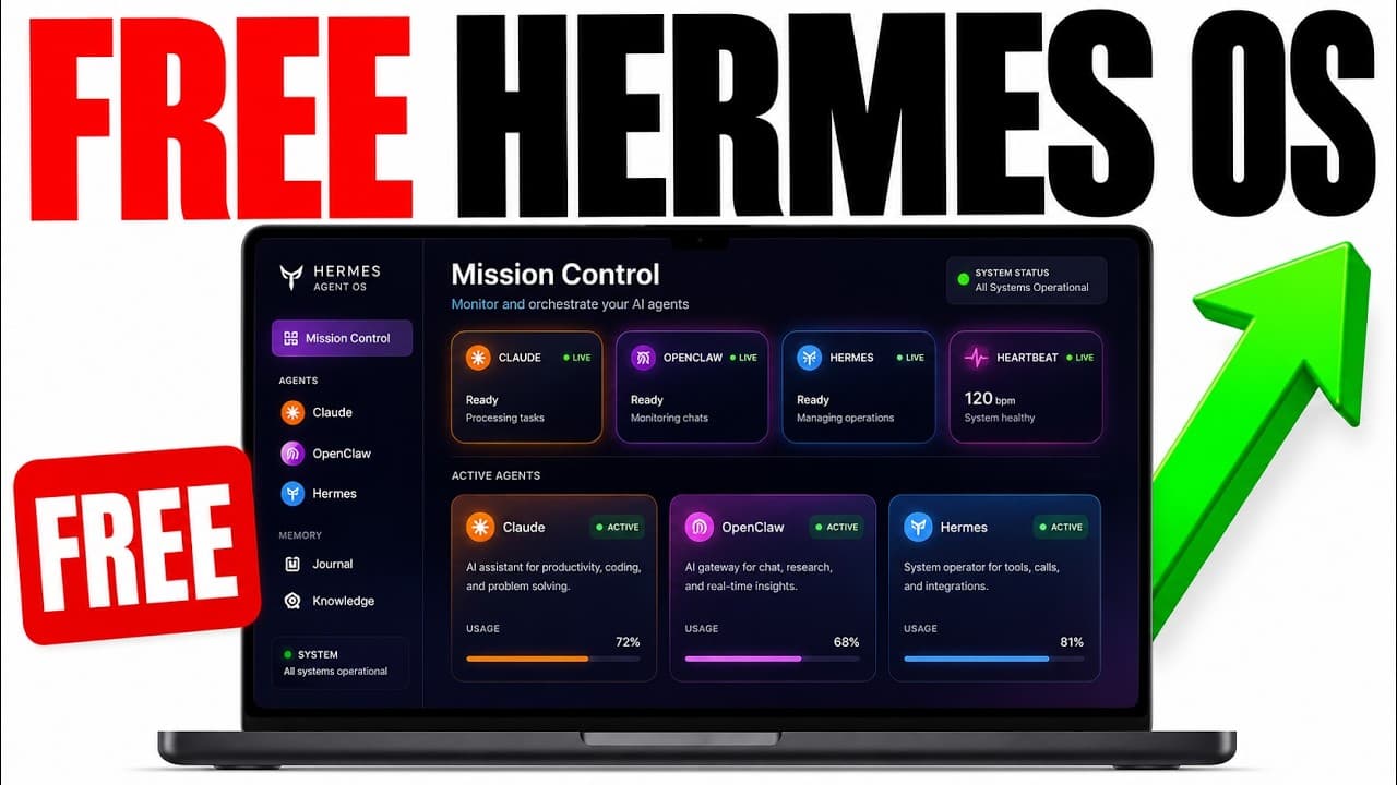How to Run An AI Agent OS For FREE Forever