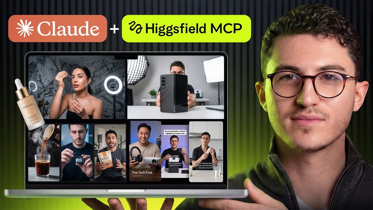 I Built My Entire Content Workflow With Claude & Higgsfield