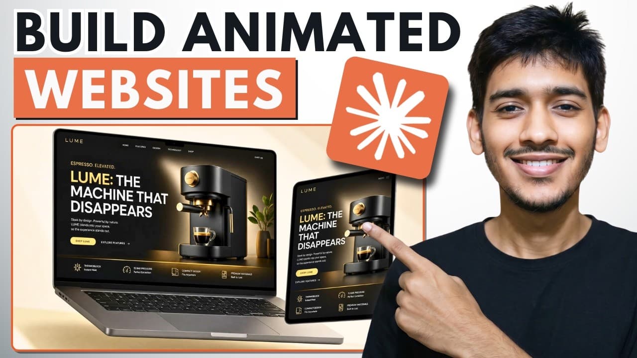 I Built This Animated Website in 10 Minutes with Claude Design