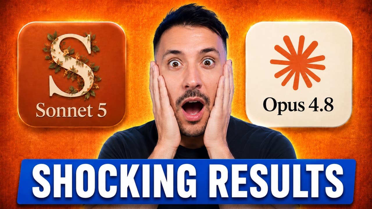 I Made Opus 4.8 and Sonnet 5 Build the Same Apps (RAW RESULTS)