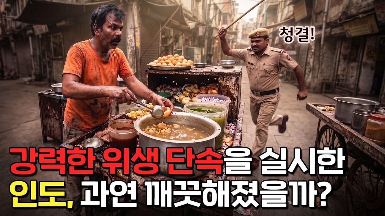 대대적인 위생 단속을 실시한 인도 근황