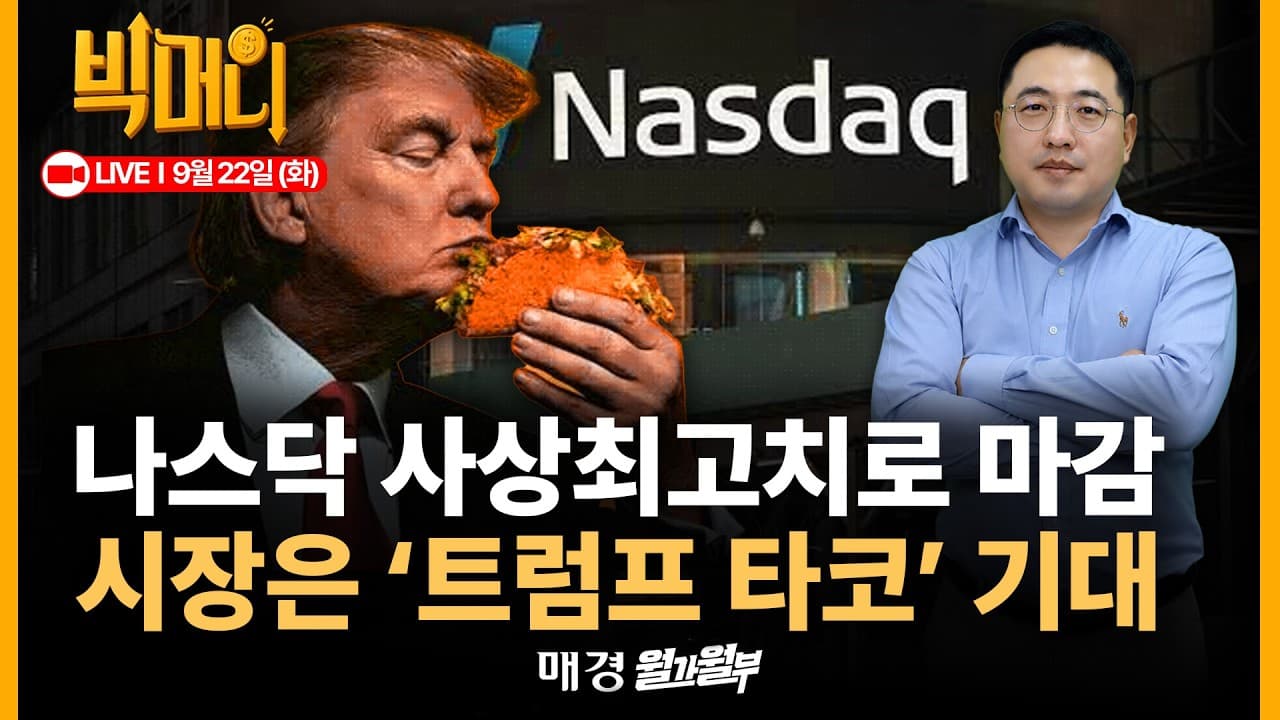 [문지웅의 빅머니 LIVE] 인텔 12%, AMD 10%, 메타 11% 폭등