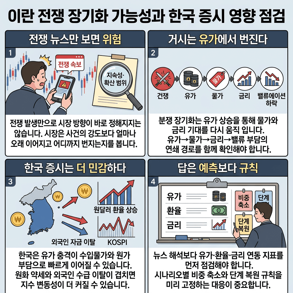 전쟁의 룰이 깨졌다. 약소국 승률은 63%다 (박종훈의 지식한방)의 핵심 내용을 4단계로 요약한 인포그래픽