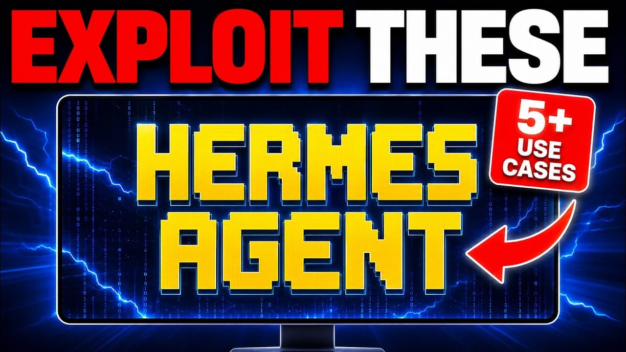 5 POWERFUL Hermes Agent Use Cases!