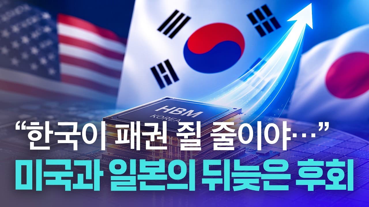 한국이 기술 강국 미국과 일본을 제치고 AI 메모리 패권을 쥐게 된 배경이 무엇인지 알아보았습니다