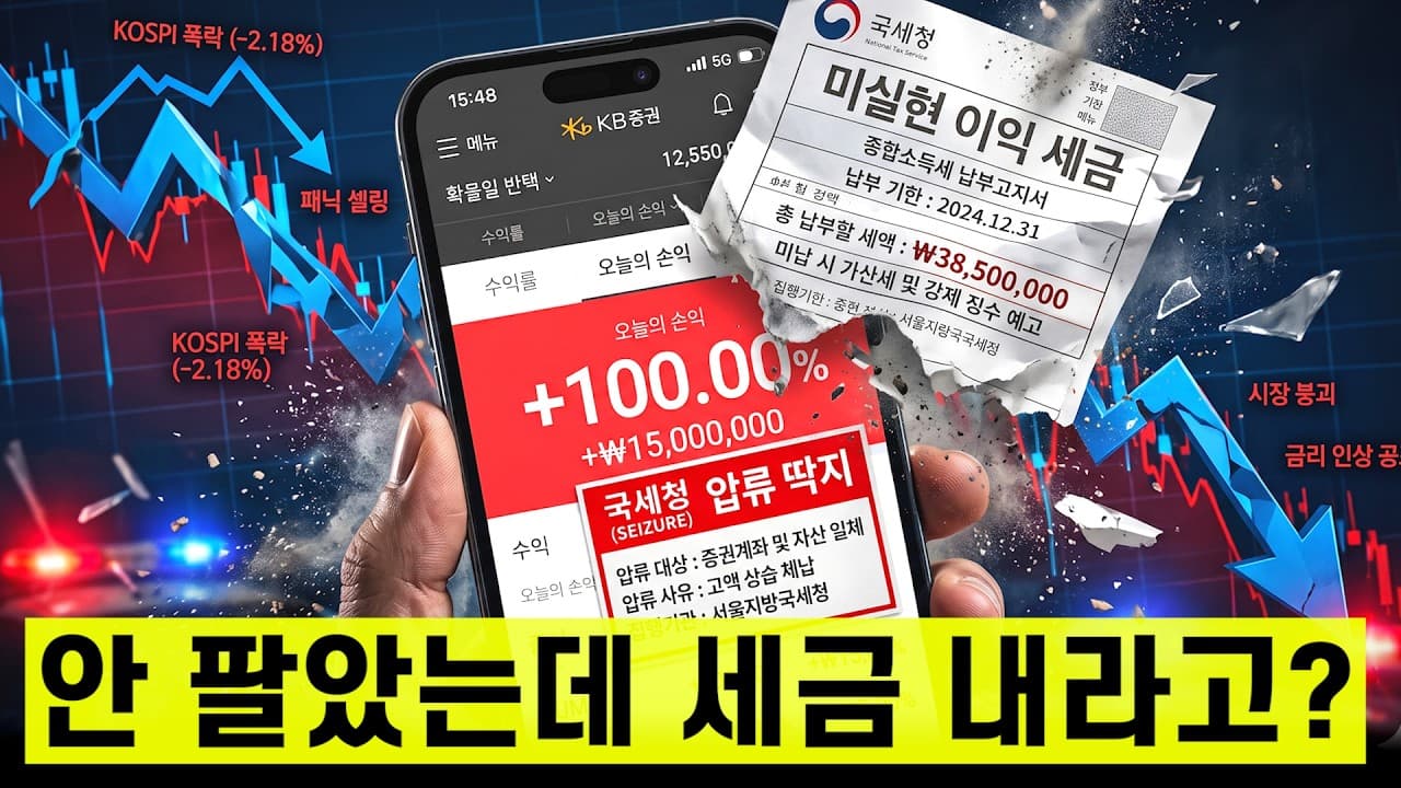 한국 증시 사형선고 떴냐?ㄷㄷ