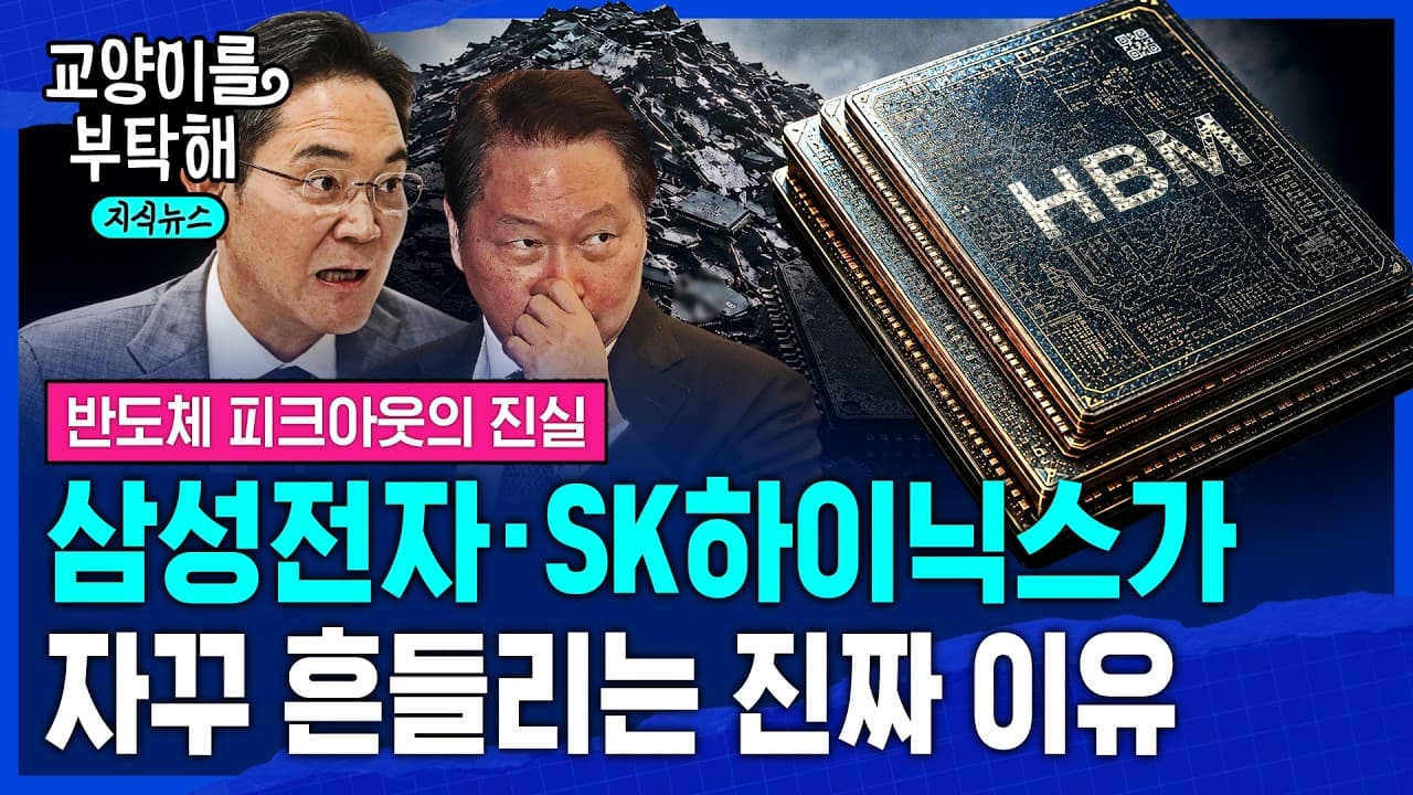 [지식뉴스] "반도체 끝났다? 아닙니다. 그런데..." 삼성전자·SK하이닉스가 자꾸 흔들리는 진짜 이유 (ft.유신익 KB국민은행 WM) / 교양이를 부탁해 / 1편