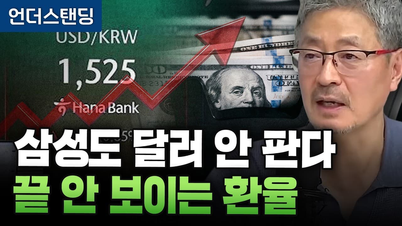 삼성도 달러 안 판다, 끝이 안 보이는 환율 (김준송TV 김준송 대표)