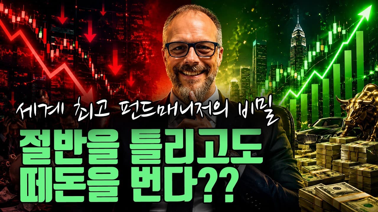 절반을 틀리고도 떼돈을 번다? 세계최고 펀드매니저의 비밀은?