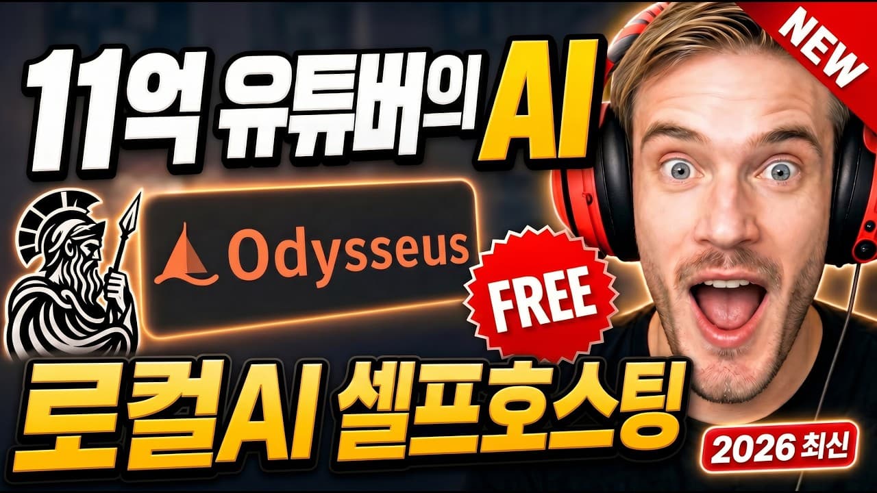 더 이상 유료 구독 AI는 필요 없다? 오디세우스(Odysseus) 설치부터 활용까지!