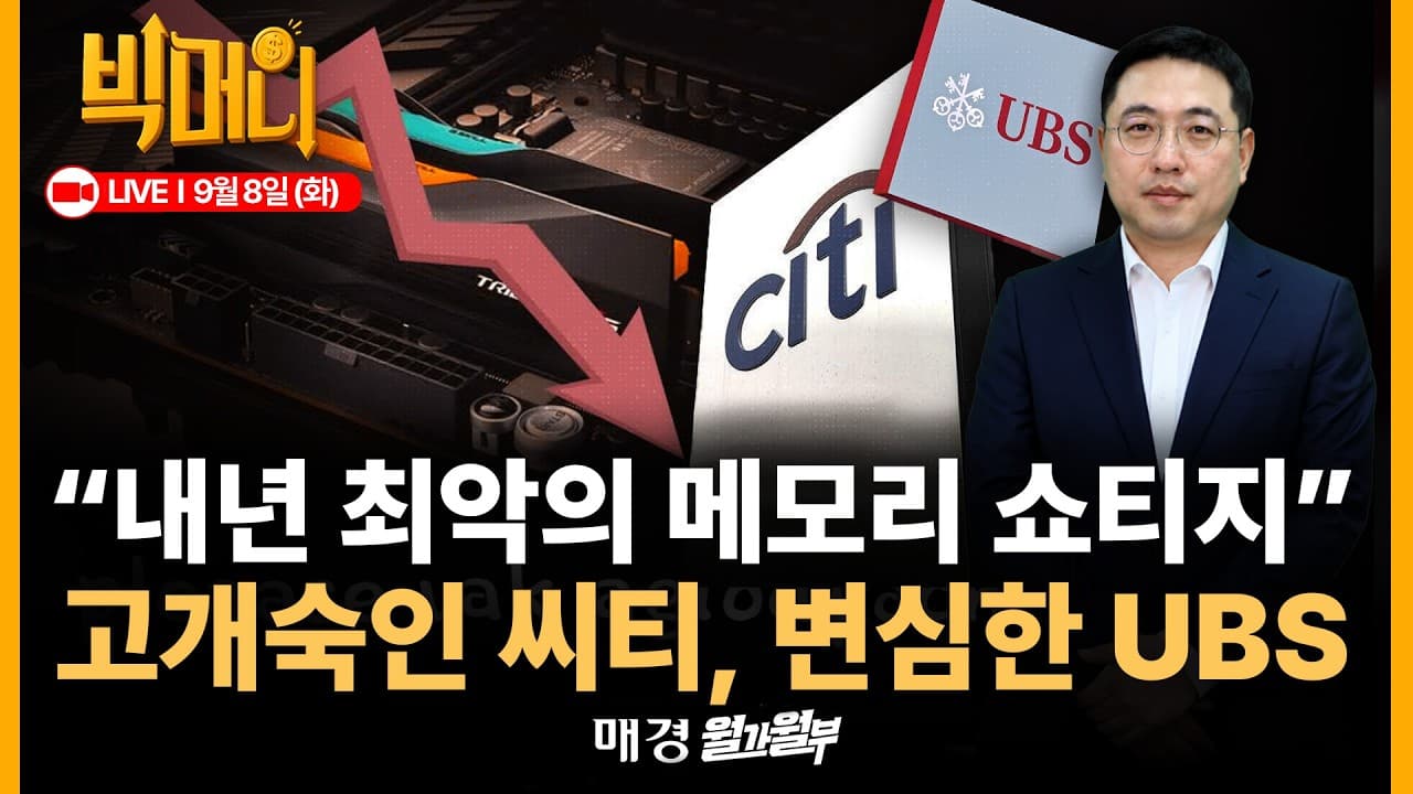 [문지웅의 빅머니 LIVE] 메모리 재고 10일치 불과(KB證)