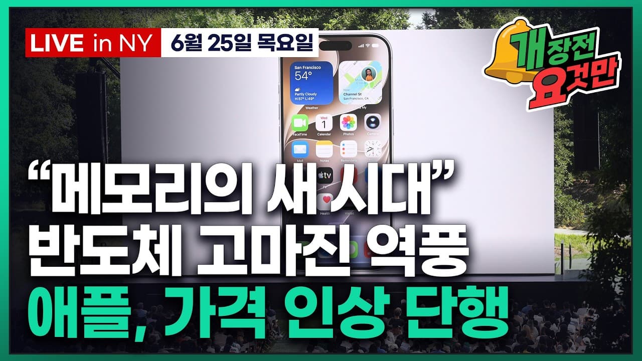[빈난새의 개장전요것만-6월25일] 경제지표만 보면 골디락스