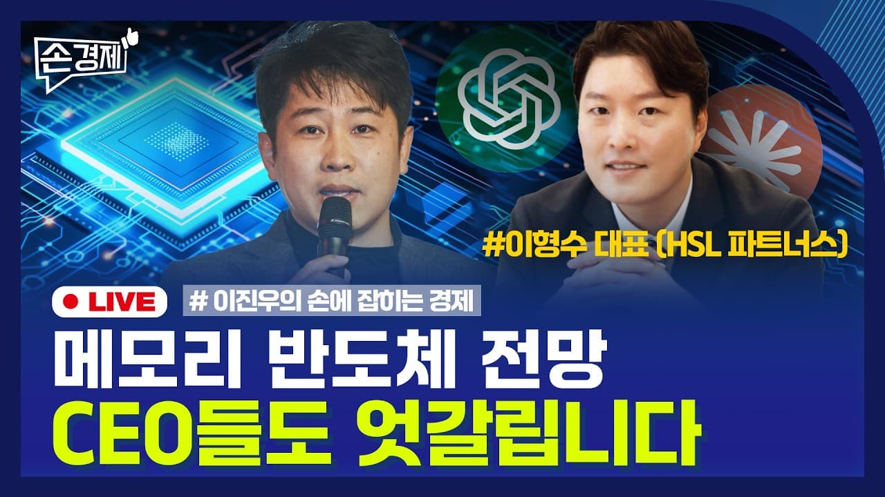 [손경제] 메모리 반도체 전망, CEO들도 엇갈립니다 - 이형수 대표 (HSL 파트너스)