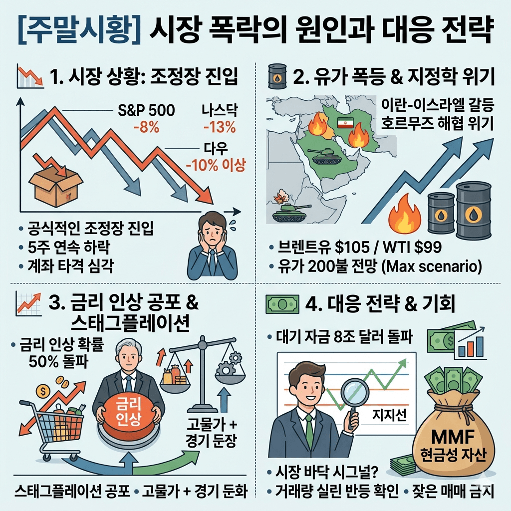 [주말시황] 언제까지 떨어져요? 오르긴 올라요? 내용을 설명하는 본문 이미지