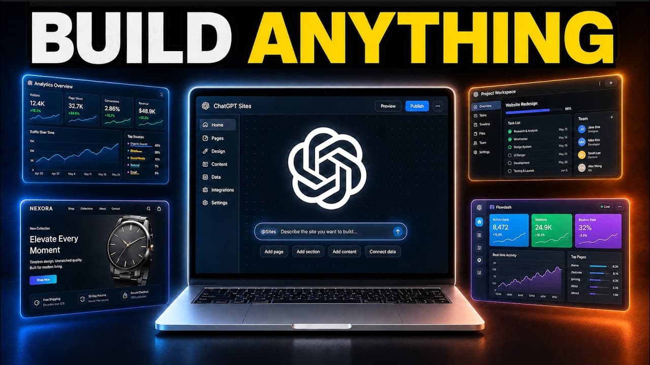 NEW ChatGPT Sites Just Changed Everything (Builds Anything)