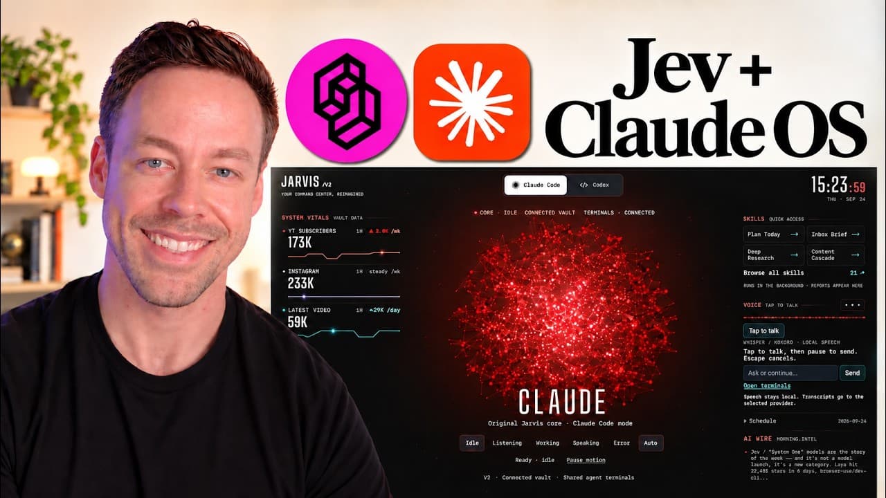 This NEW Jev + Claude OS Just Changed Every AI Workflow