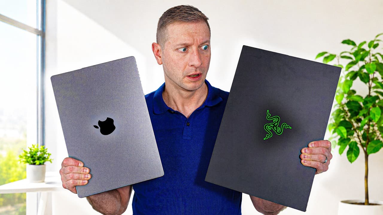 Not even close…M5 Max vs Razer Blade 18