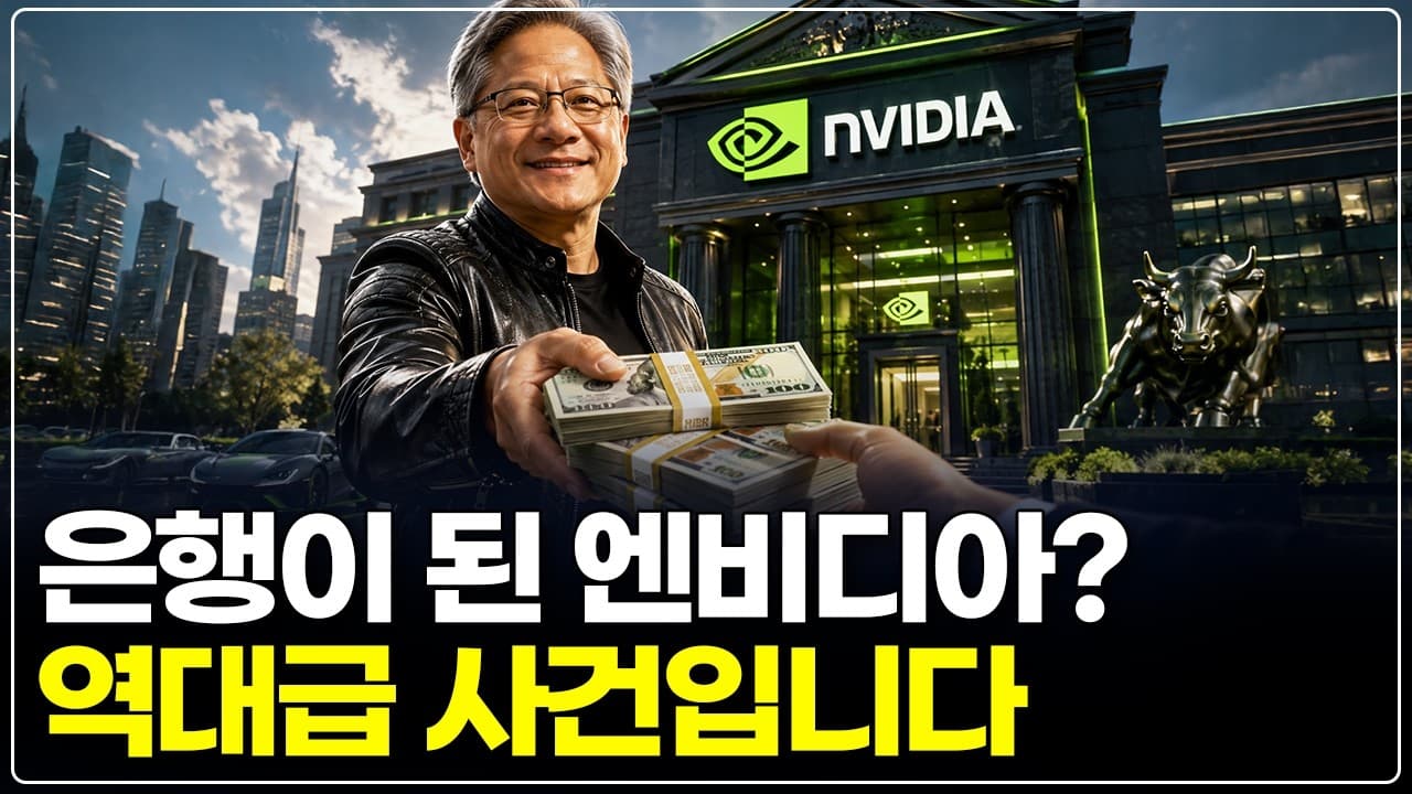 이건 대사건으로 기록될 겁니다" 엔비디아가 AI의 은행이 된 순간, 판도라의 상자가 열렸다고 말한 이유