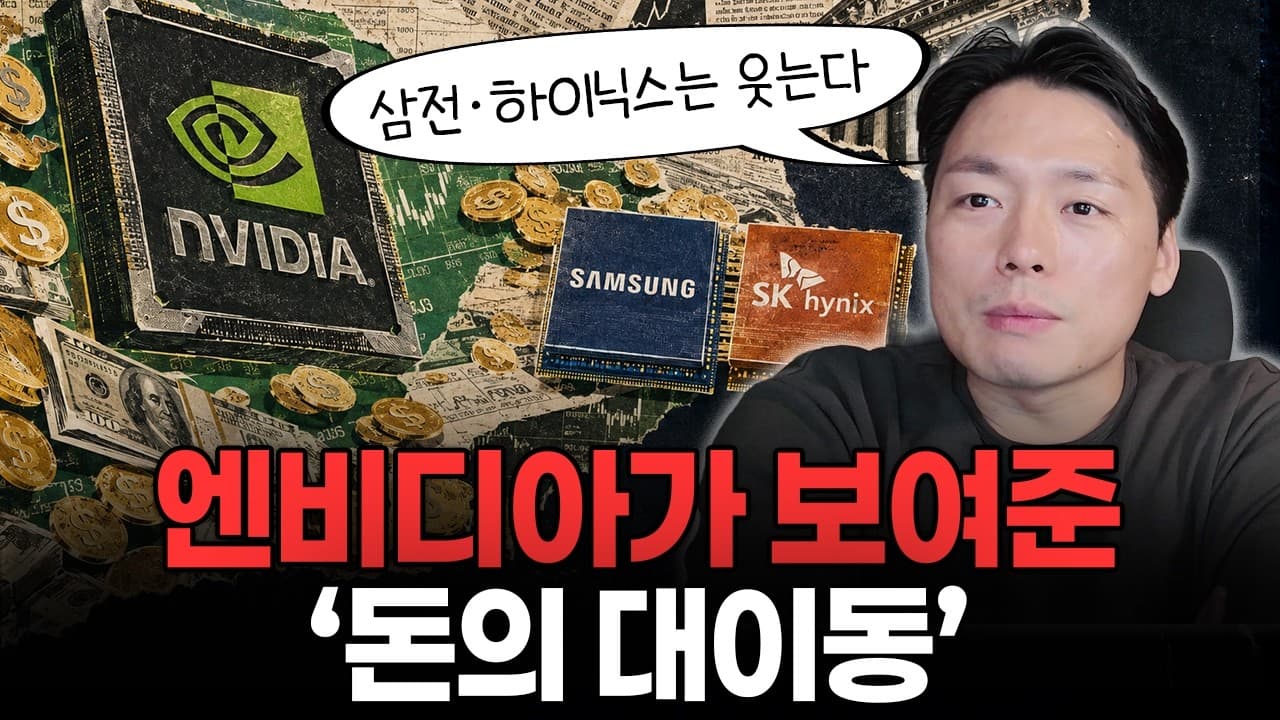 엔비디아 실적에서 터진 삼성전자·SK하이닉스 ''초대형 신호''…AI 돈이 메모리로 이동하기 시작했다