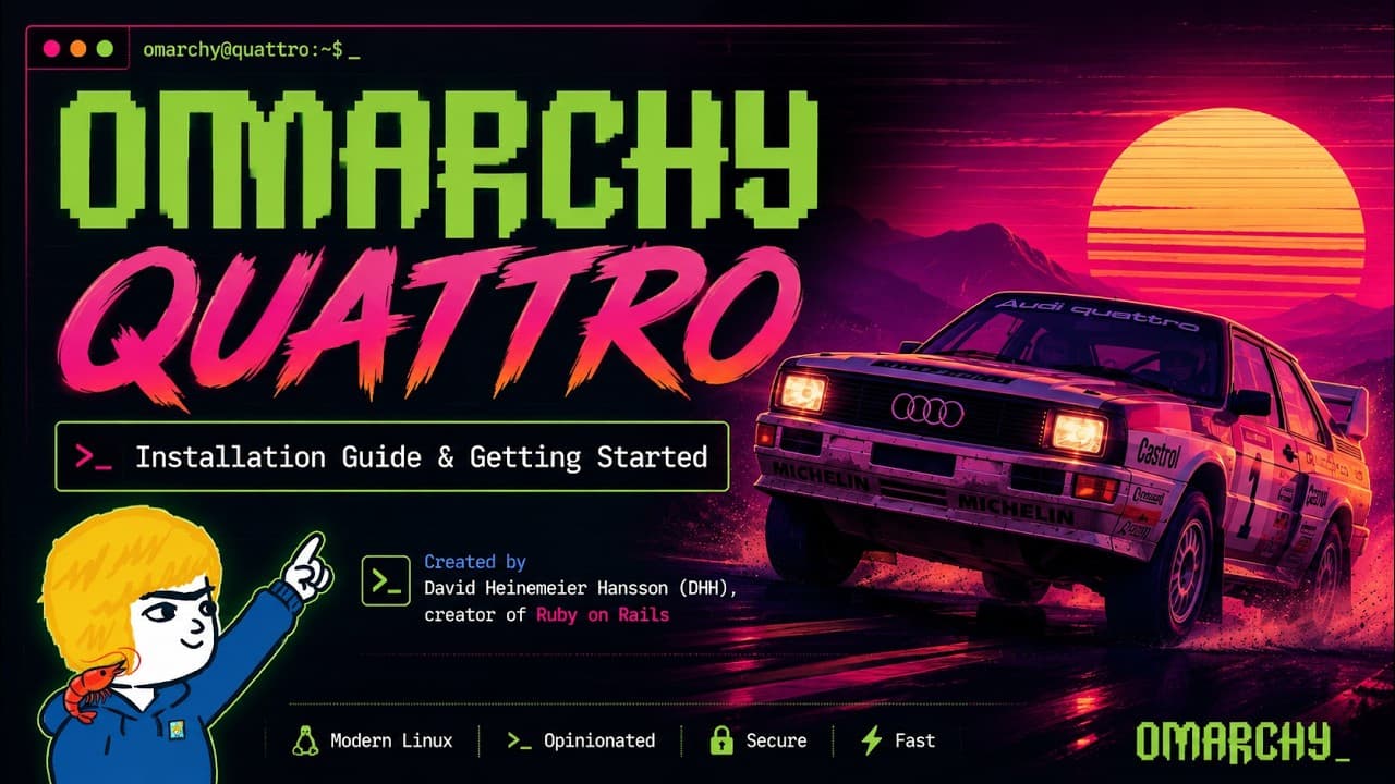 Omarchy Quattro: Installation Guide & Getting Started (Windows to Linux)