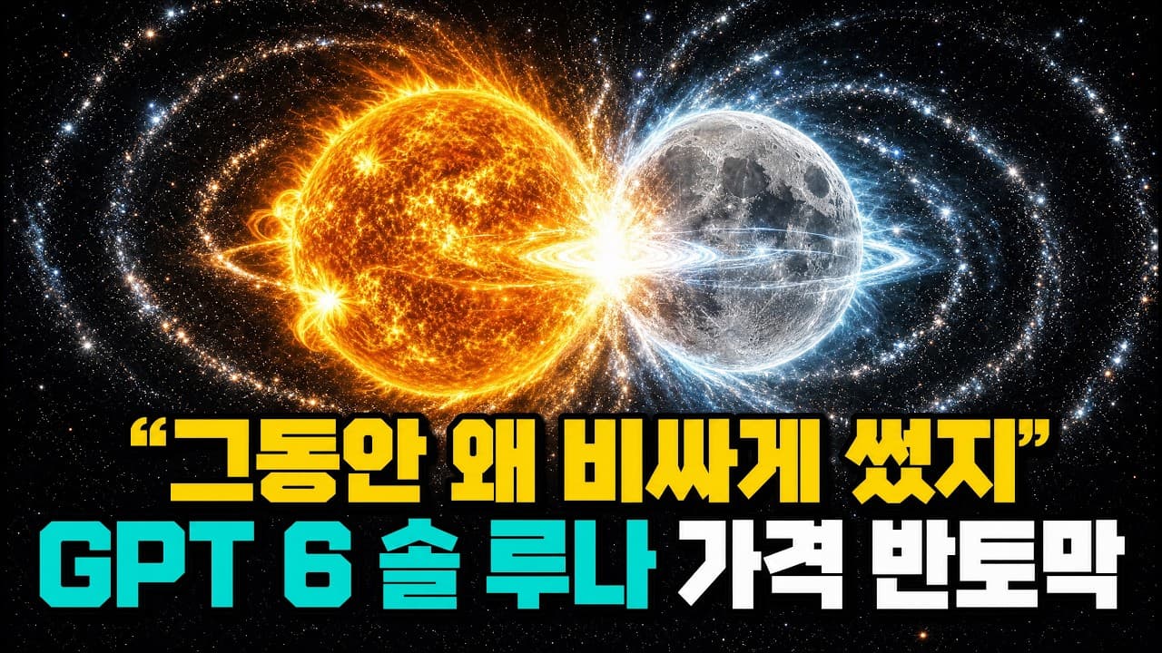 오픈AI 가성비 모델 GPT-6 솔 루나 등장..ㄷㄷ 가격 반값에 페이블급 성능..