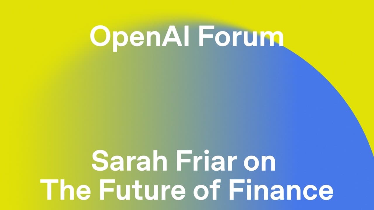 OpenAI''''s CFO Presents the Future of Finance with University of California''''s Chief Investment Officer