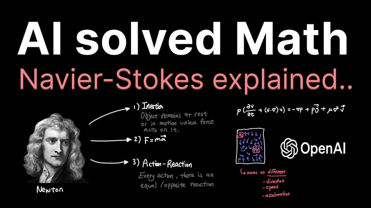 OpenAI solving Navier-Stokes explained..