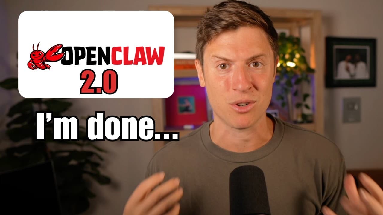 OpenClaw 2.0 just dropped. It''s officially over...