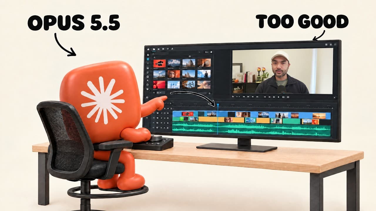 Opus 5.5 Video Editing is Unbelievably Good (master it in 12 mins)