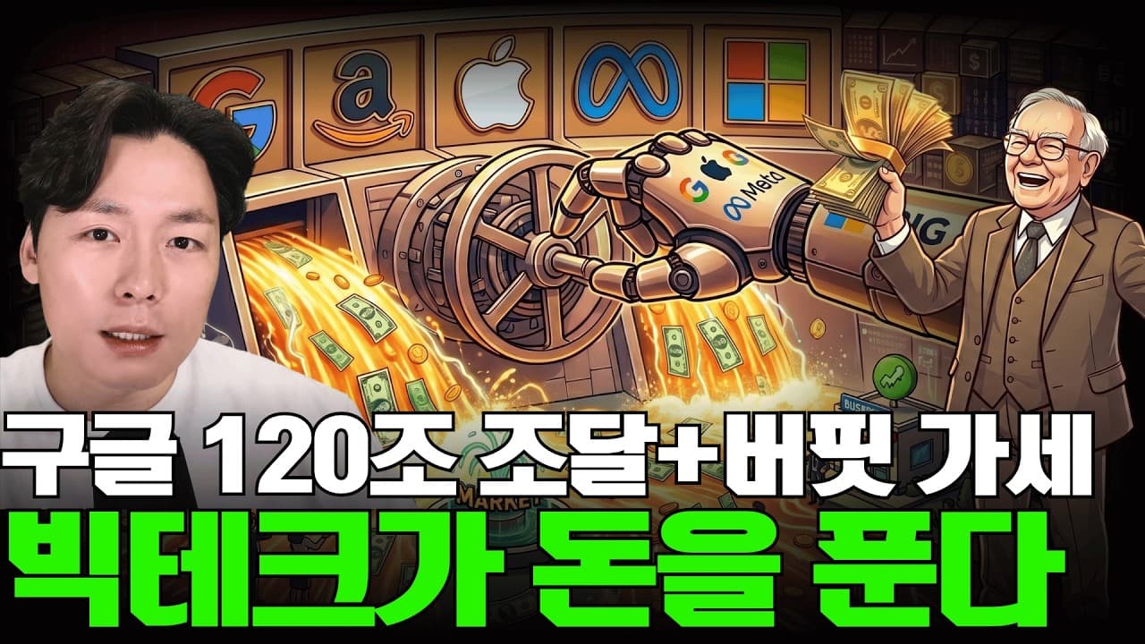 구글이 120조를 조달하고 버핏도 AI에 가세했습니다. AI 동맹이 강대해지니, 저는 기회를 봐서 조금 더 담으려고 합니다.
