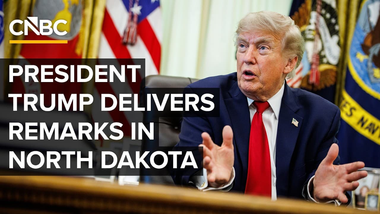 President Trump delivers remarks in North Dakota — 7/1/2026