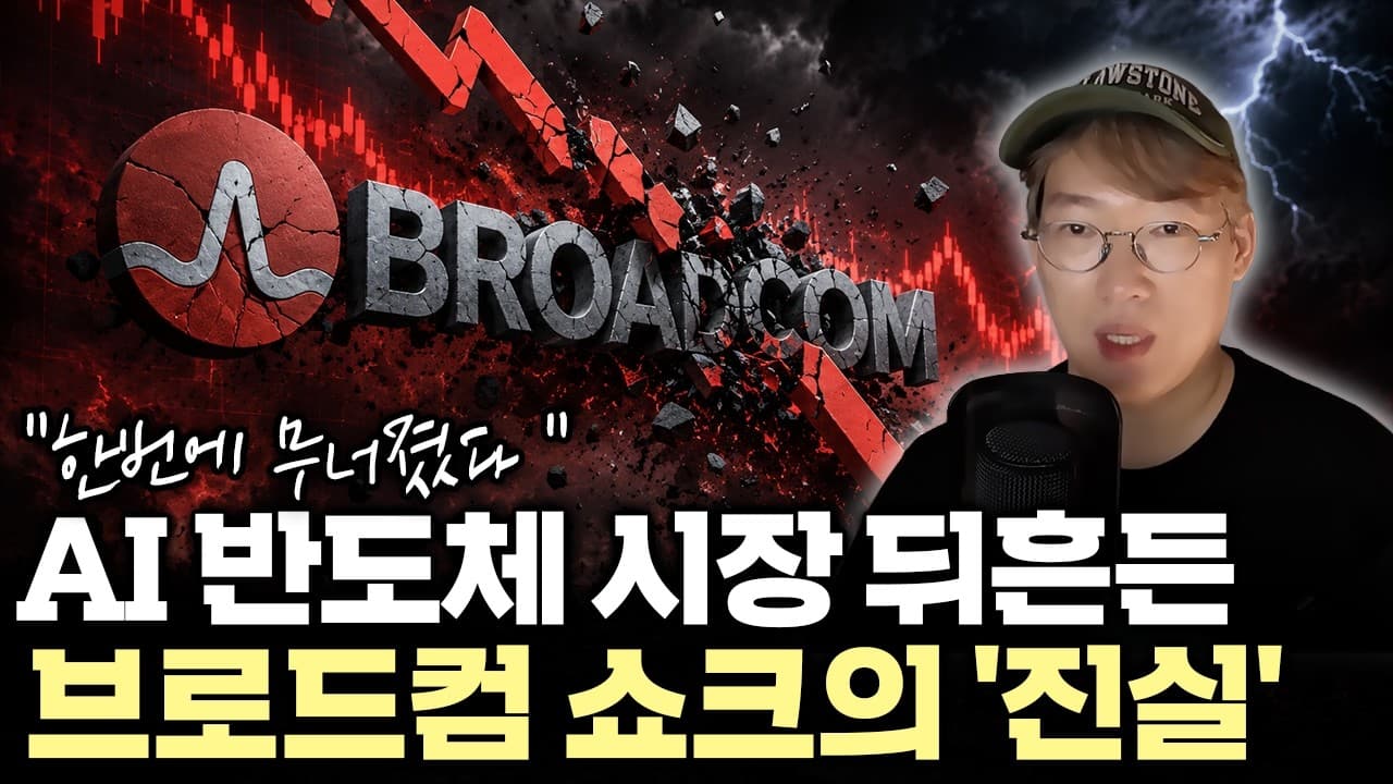 AI 반도체, 이제 끝물인가?" 브로드컴 -15% 급락 이후 투자자가 봐야 할 ''''3가지'''' #avgo #nvda