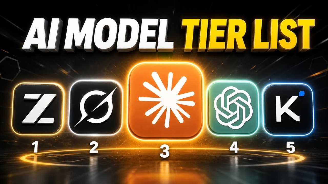Ranking Top LATEST AI Models (Tier List)