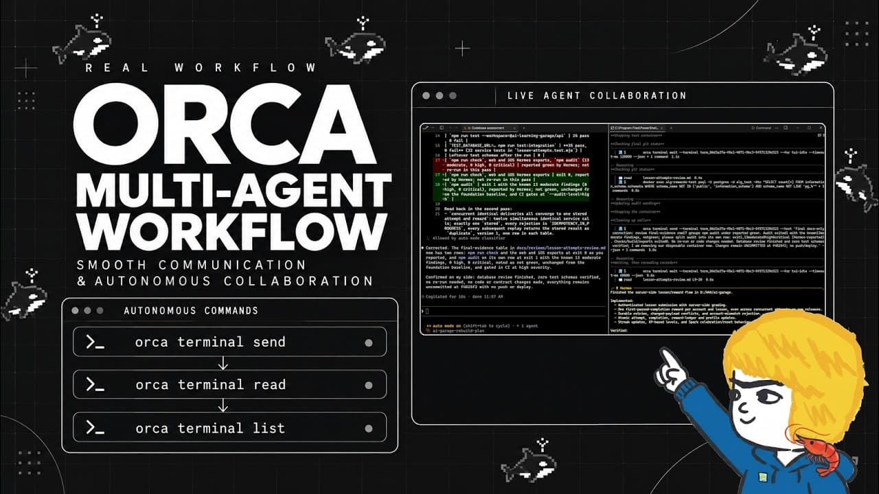 My Real Multi-Agent Workflow in Orca: Smooth & Autonomous Collaboration