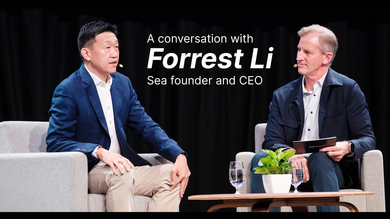 Sea founder and CEO Forrest Li in conversation with Tyler Bryson
