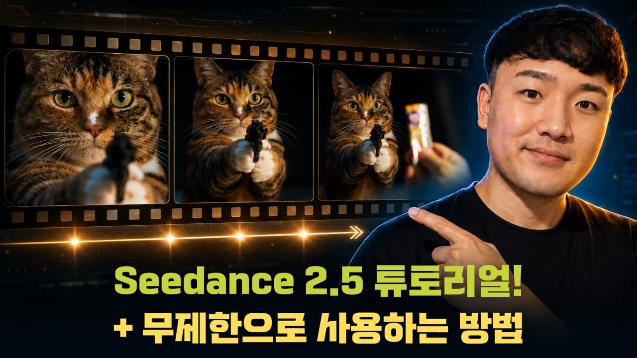 일관성 현존 최강 영상 생성 AI! Seedance 2.5 튜토리얼