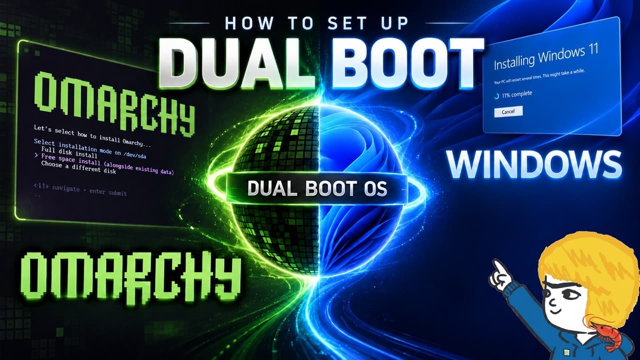 How to Set Up Dual Boot for Omarchy + Windows