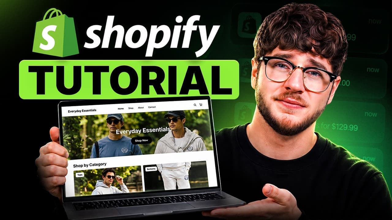 Shopify Tutorial for Beginners 2026 (Full Store Setup Guide)