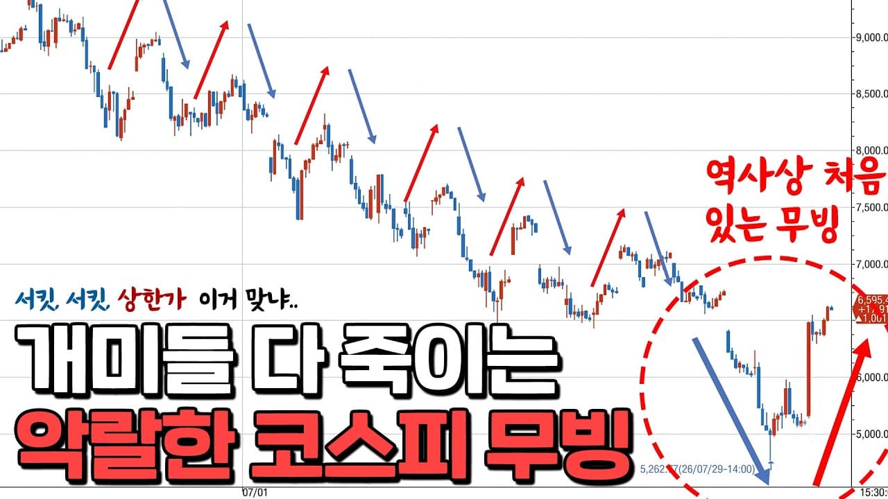 코스피 무빙에 엄청난 손실을 입은 개미 군단