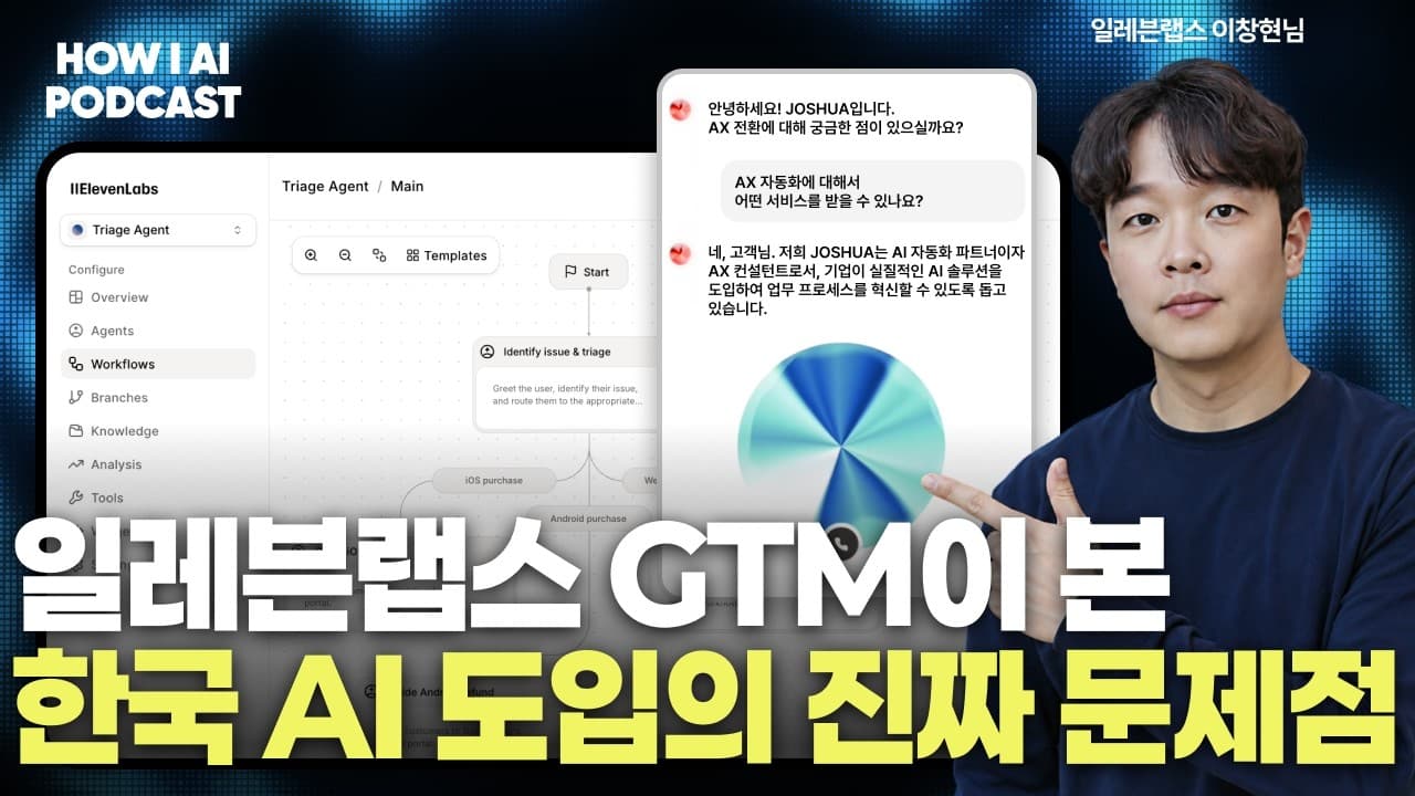 한국 기업이 AI 도입에서 가장 많이 실수하는 한 가지, 일레븐랩스 GTM에게 직접 들어봤습니다 (일레븐랩스 이창현님)