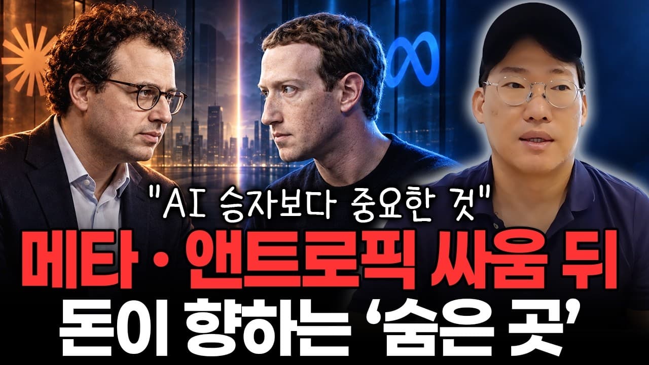 AI 경쟁 심화될수록 커지는 산업" 메타·앤트로픽 싸움 뒤에 있는 ''진짜 수혜 영역'' #sndk
